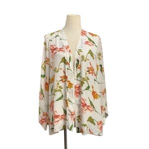 Fever lightweight floral open flowy cardigan